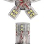 ΛΑΜΠΑΚΙ BAY15d ME 30LED ΚΟΚΚΙΝΟ SIMONI RACING