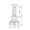 H7 9-32V 6.500K 6.000lm 72W PX26d HALO LED KIT SERIE 7 COMPAC 2ΤΕΜ (ΓΙΑ ΠΡΟΤΖΕΚΤΟΡΕΣ ΑΛΟΓΟΝΟΥ)