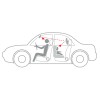 ΚΑΘΡΕΠΤΗΣ ΓΙΑ ΠΡΟΣΚΕΦΑΛΟ ΚΑΘΙΣΜΑΤΟΣ BACK-SEAT BABY MIRROR ΚΥΡΤΟΣ 290x190mm